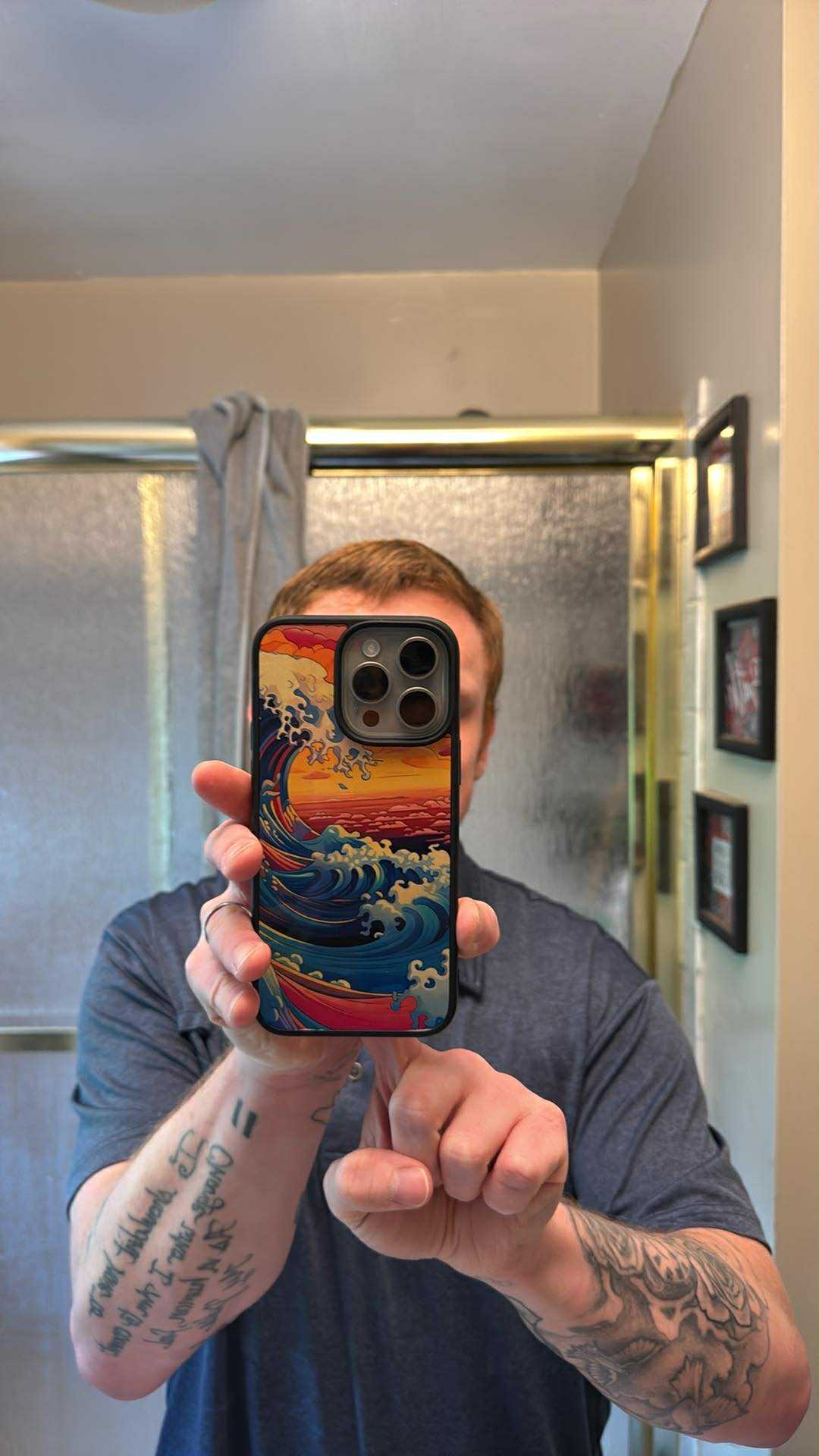 Beach sunset Phone Case